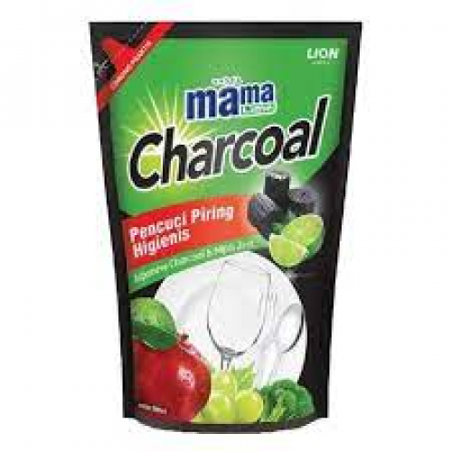 MAMA LEMON 680ML CHARCOAL (12)