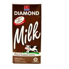 DIAMOND MILK COKLAT  1LTR (12)