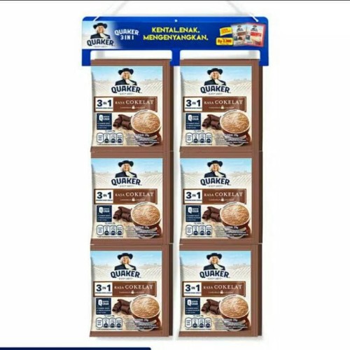 QUAKER 3IN1 SASET COKLAT