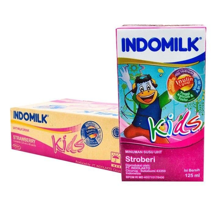 INDOMILK KID 125ML STRAWBERRY (40)